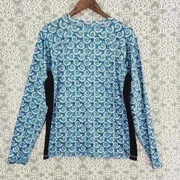 Premium Gear By Tormenter Fishing Pattern Long Sleeve Shirt Women's M - Picture 2 of 6